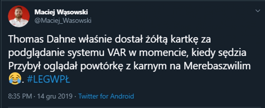 ZA TO Dahne dostał żółtą kartkę... xD